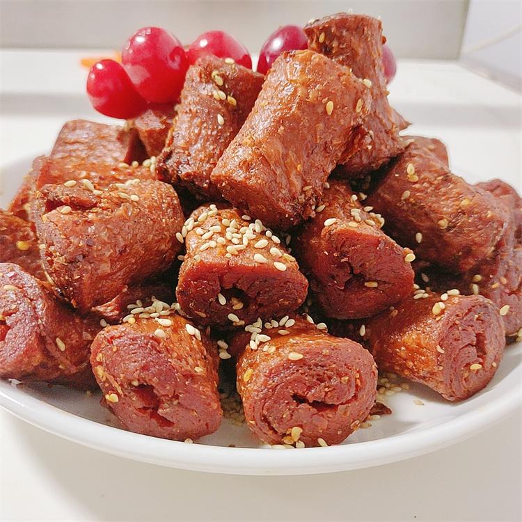 石家庄厂家直供麻辣素鸭脖 河北厂家供货 素鸭脖价格