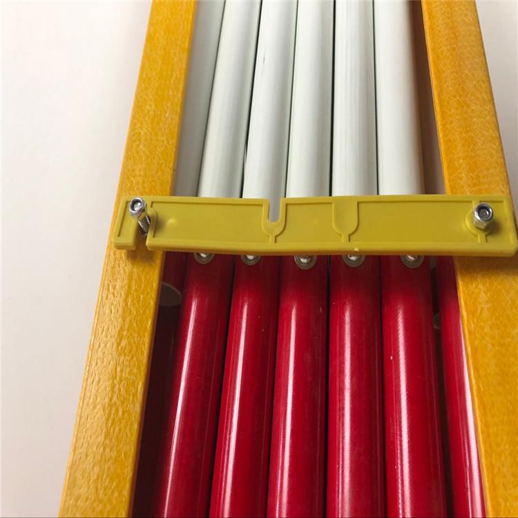 玻璃钢伸缩围栏 红白黄黑可移动施工围栏 绝缘移动防护栏 电力绝缘隔离栏厂家