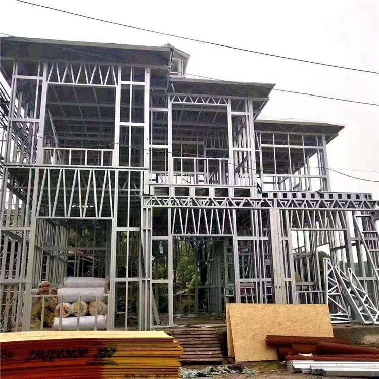 现代化轻钢别墅  钢构轻钢别墅   农村轻钢别墅设计制作