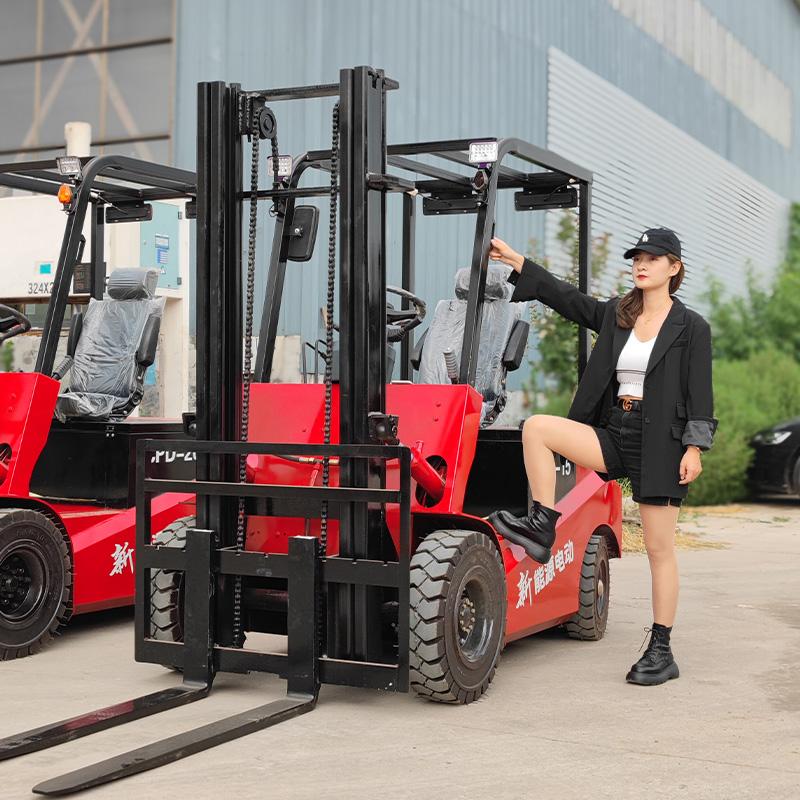 雷玛特电动叉车1吨升降运输车，新能源叉车，厂家供应