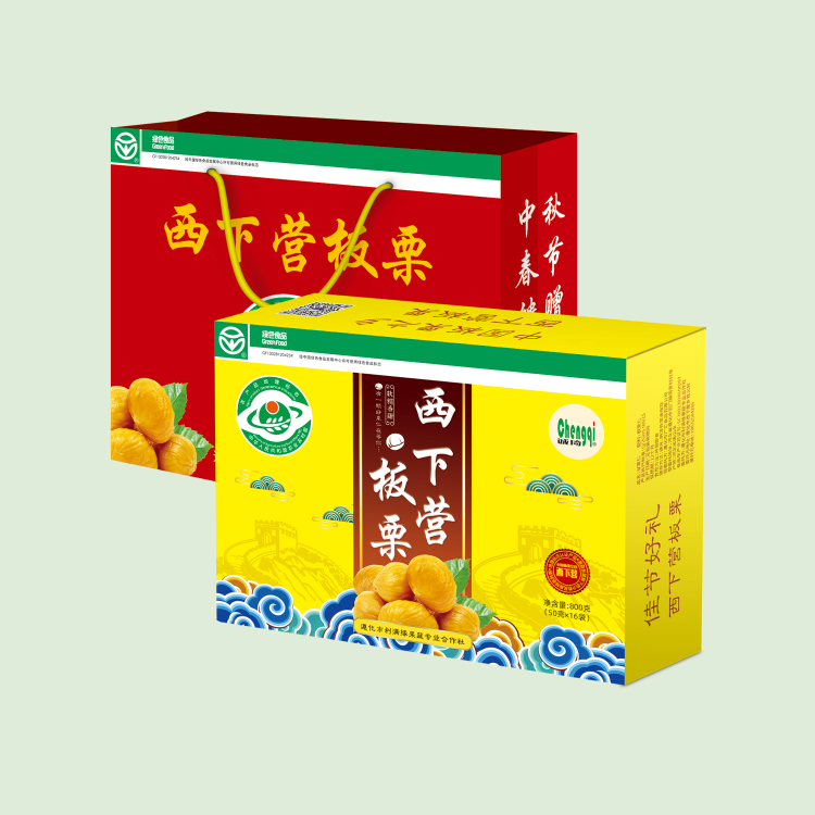 板栗之乡-遵化西下营 农产品地理标志 礼盒板栗  板栗食品公司 