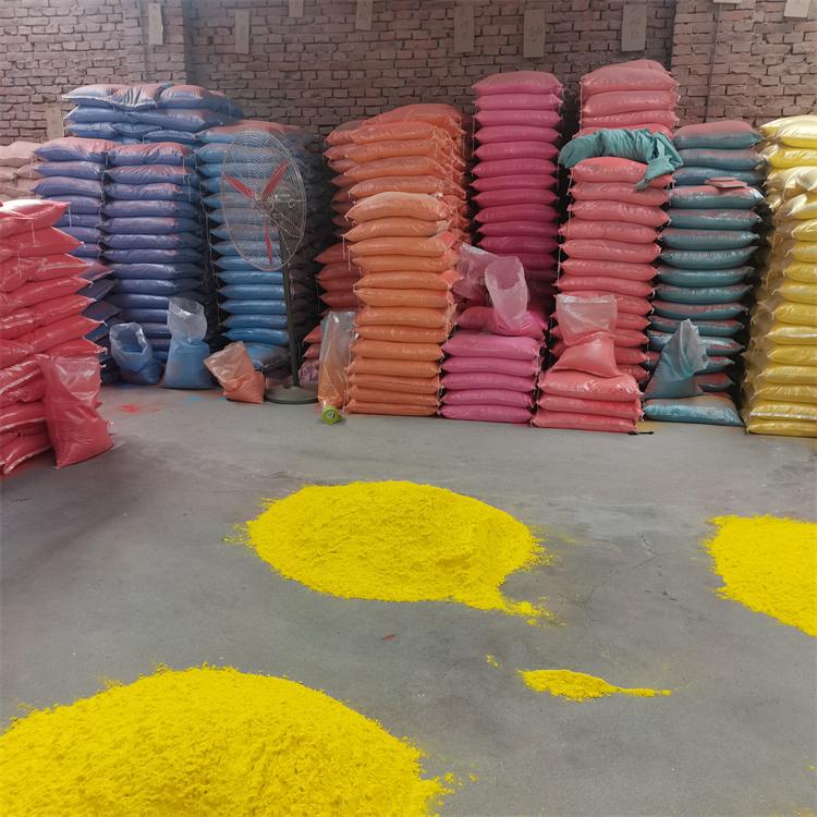 陶晶石彩砂 晶彩石彩砂 烧结彩砂 染色彩砂厂家