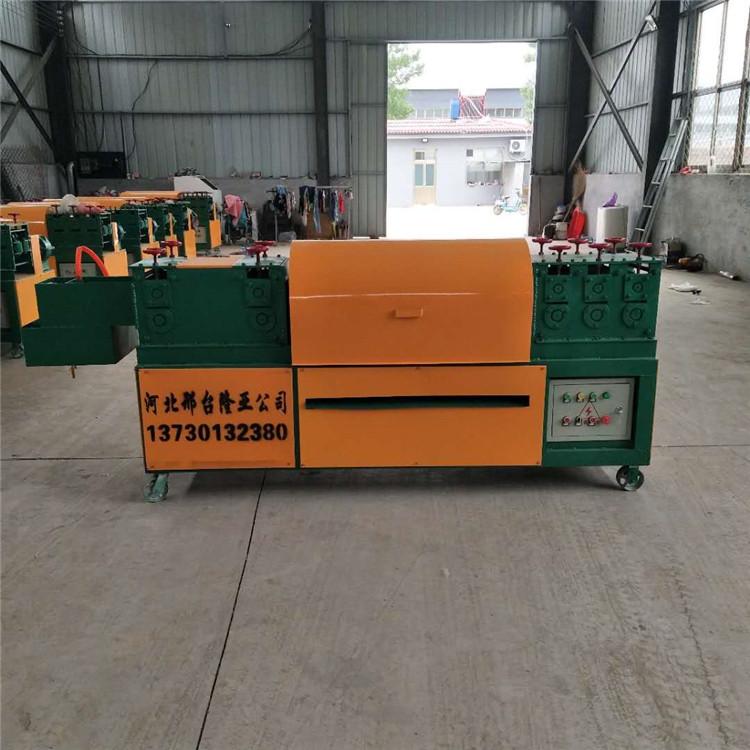 脚手架矫直除锈刷漆一体设备 新钢管调直机 隆亚机械 厂家直供