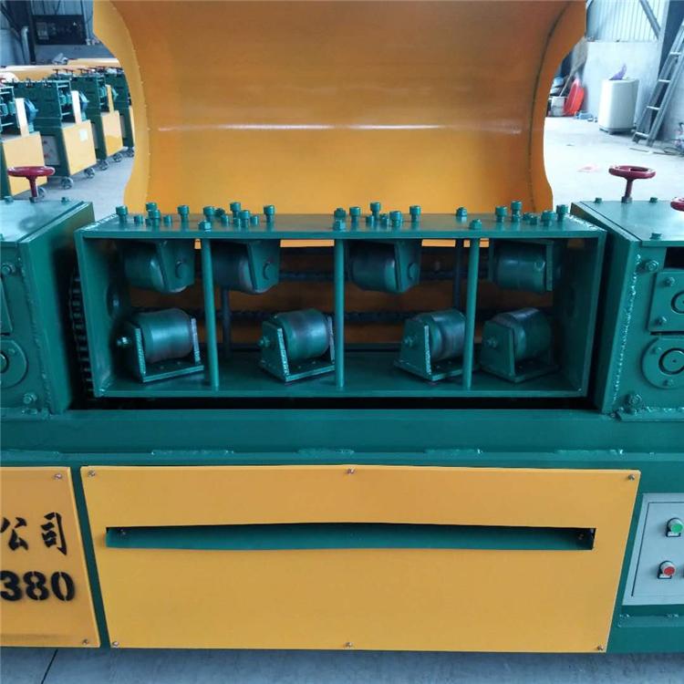 全自动钢管调直机 建筑钢管调直机器 钢管调直刷漆一体机