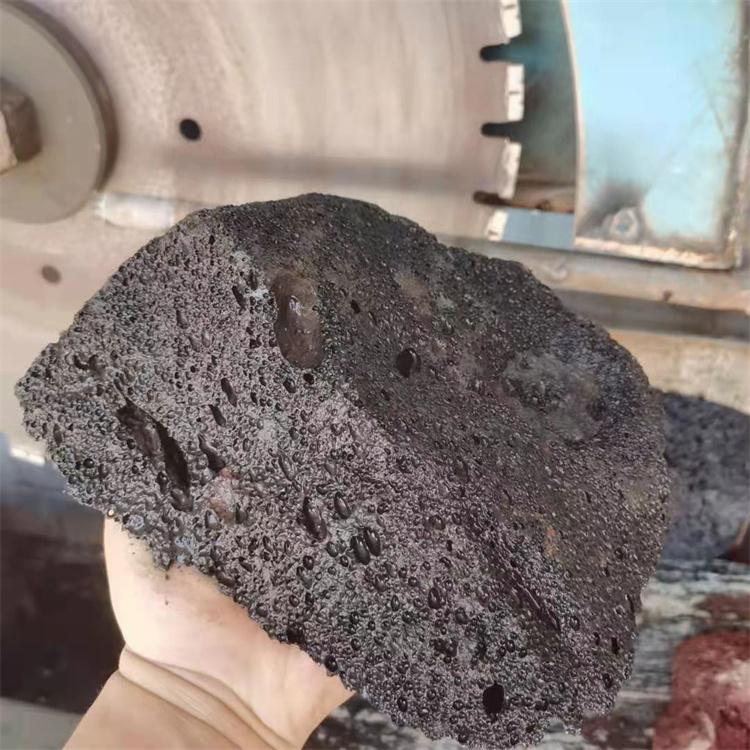 火山石板材园林绿化别墅贴墙对切火山岩蘑菇石