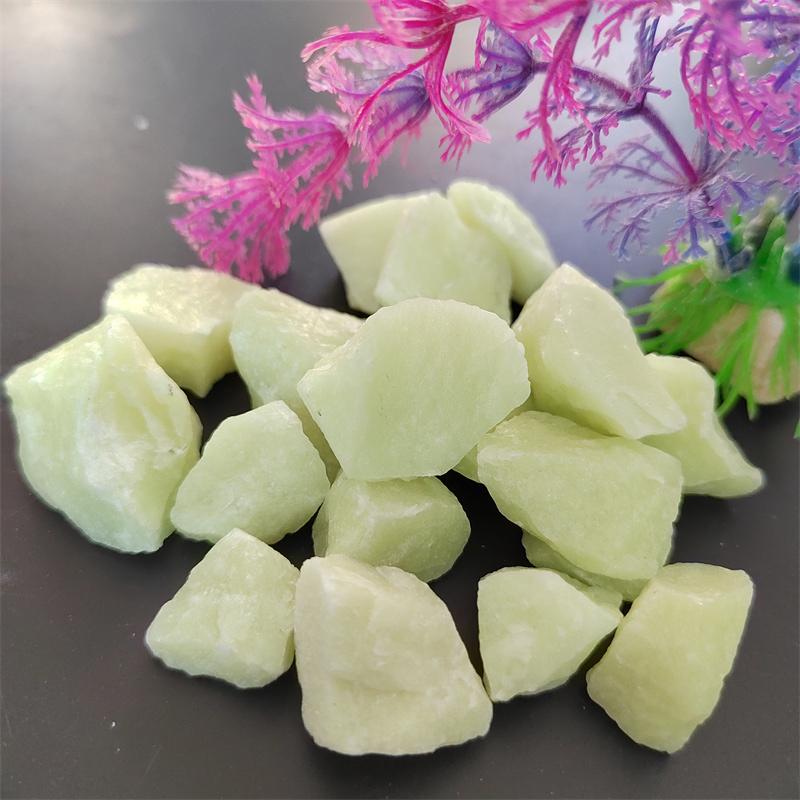 夜光石 中亮高亮发光月光石 园林铺路点缀荧光石