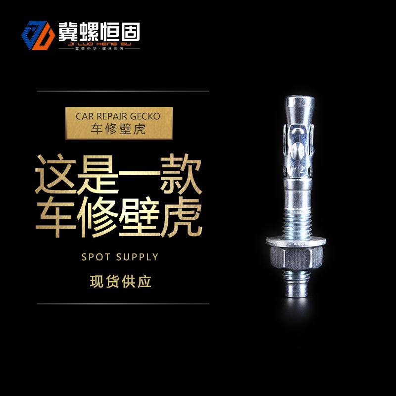车修壁虎螺杆式后扩底锚栓抗震支架专用车修壁虎膨胀螺栓拉爆现货
