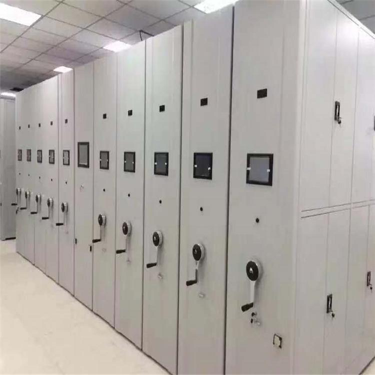 档案室密集架密集柜 手动移动密集架可定制 不锈钢智能文件柜