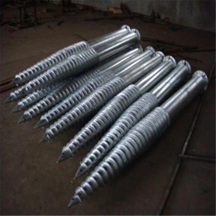 厂家直销 光伏地桩 螺旋地桩生产