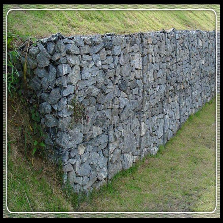 边坡防护栏网电焊镀锌石笼网 水利防洪堤坝隔离石笼网