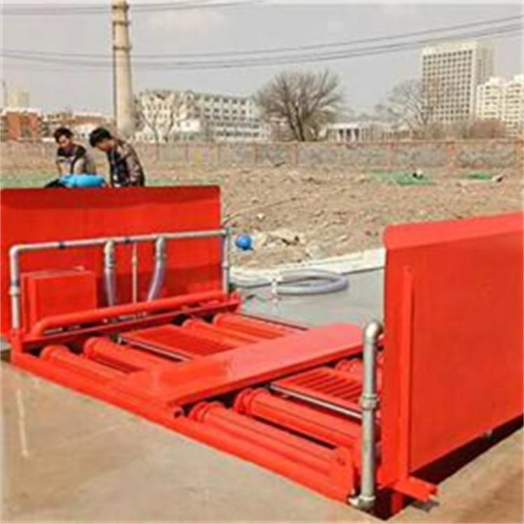 工地冲洗平台 建筑工地自动洗轮机 按需定制 滚轴式洗轮机