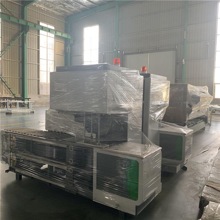 智能自动化下折式双机头钉粘捆生产线 全自动钉箱机 粘箱机