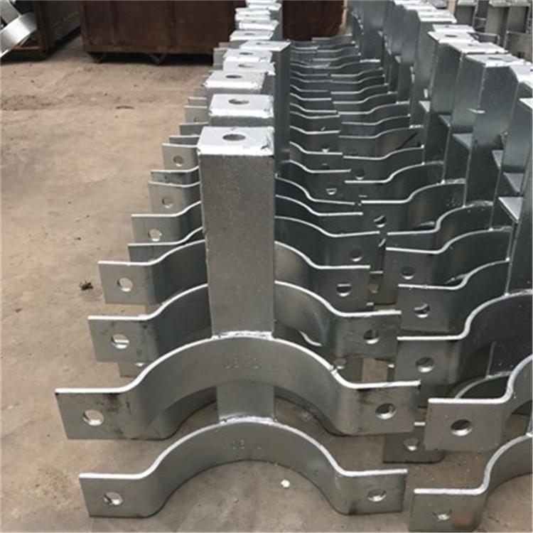 抱箍 电力铁件 单吊抱箍 种类齐全 厂家生产热镀锌U型抱箍 电镀锌电力金具U型抱箍 可定制现货供应