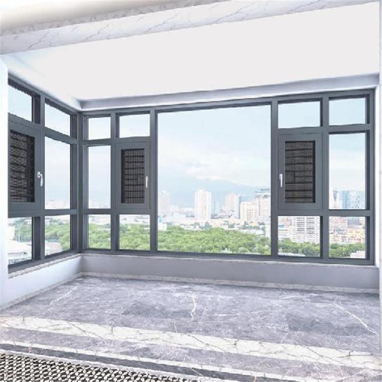 新型断桥铝门窗型材 厂家直供 欢迎比价 断桥铝门窗定制价格