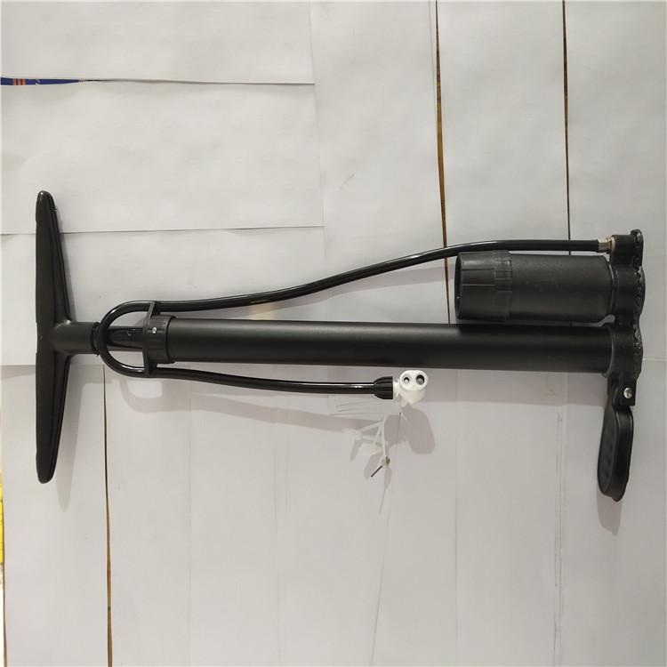 耐用高压打气筒精准表落地式手动自行车 打气筒