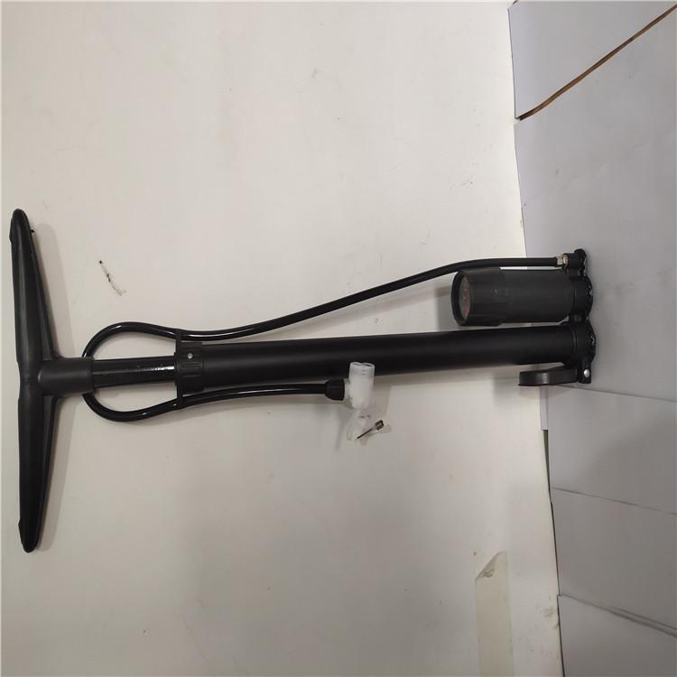 手动高压钢管打气筒 带表打气筒 轮胎加气工具