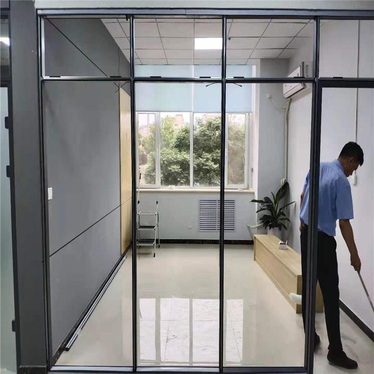 办公玻璃隔断 办公玻璃隔断墙安装定制厂家 质优价廉