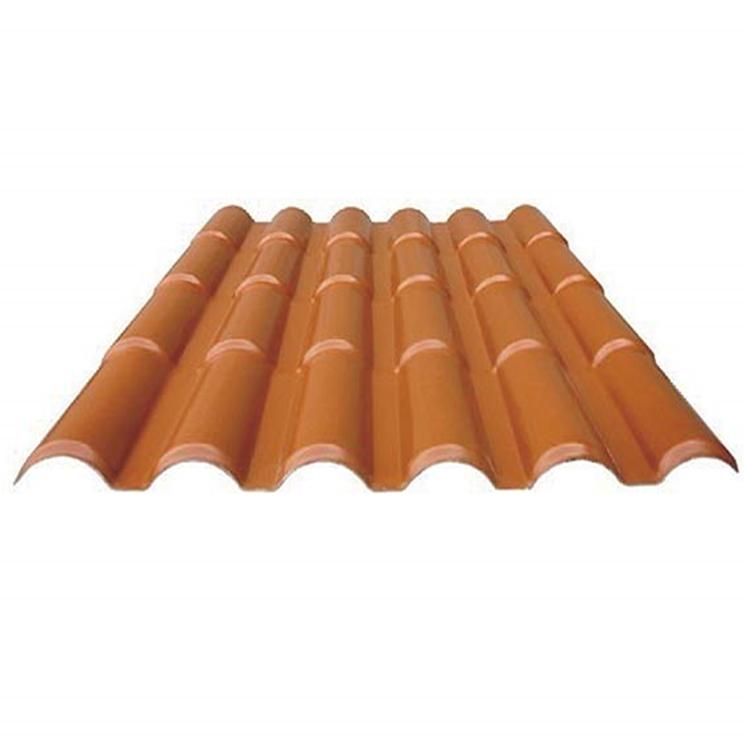 合成树脂瓦片屋顶塑料瓦加厚仿古琉璃瓦装饰屋面瓦隔热别墅建筑用