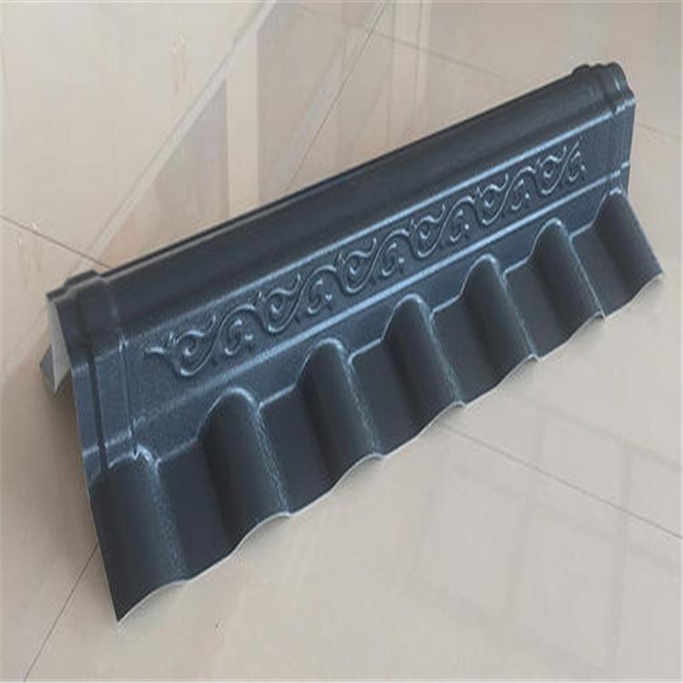 仿古树脂瓦   双面围墙瓦  加工定做