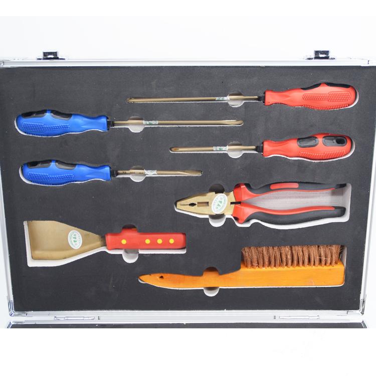 现货供应厂家直销防爆组合工具21件套防爆工具套装无火花铜防爆工具油库气站专用