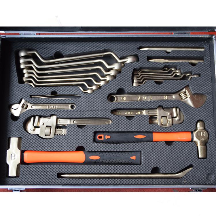 现货供应厂家直销防爆组合工具56件套防爆工具套装无火花铜防爆工具油库气站专用