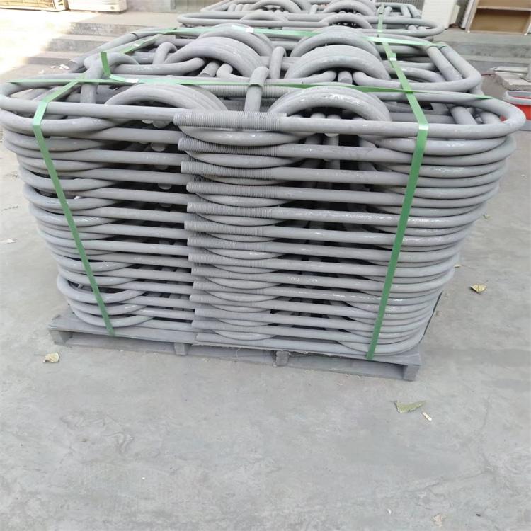 镀锌U型螺栓 U型螺丝 方型直角U型丝 支持订制