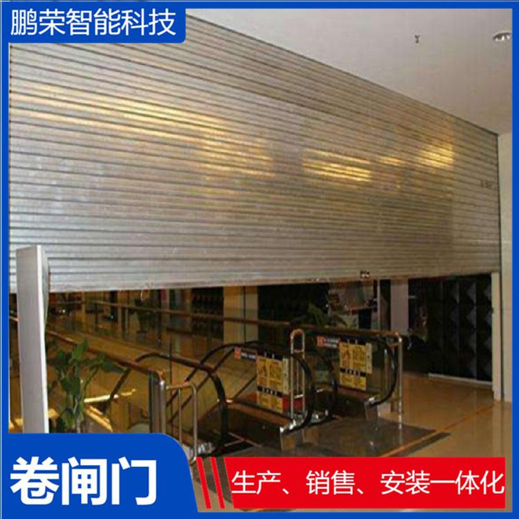 优质厂家定制卷闸门 电动翻板车库门 铝合金拉丝铜色车库门设计安装供应商