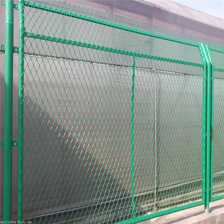 绿色护栏带边框的护栏防锈护栏鱼塘栅栏圈地网钢丝网厂