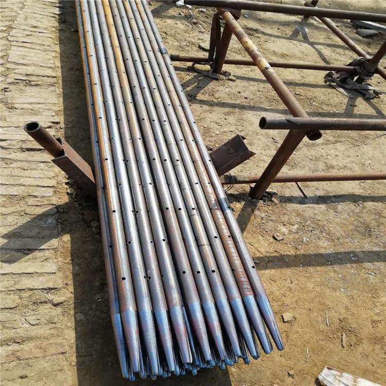 超前小导管厂家注浆小导管钢花管隧道注浆管型号齐全