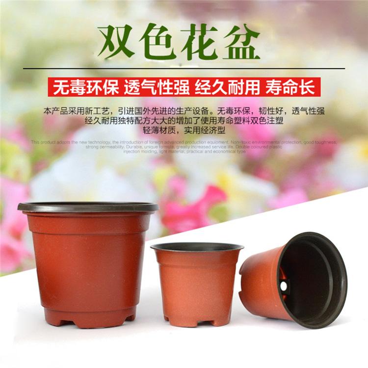 专业生产各种花盆  双色花盆 庆成塑料供应