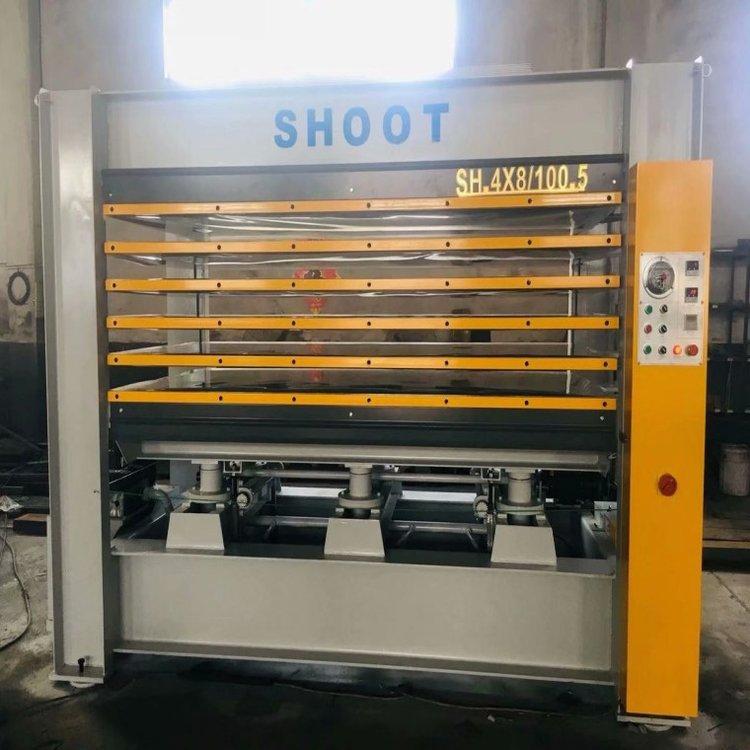 生产设备大尺寸恒温热压机 下压式多层贴面热压机