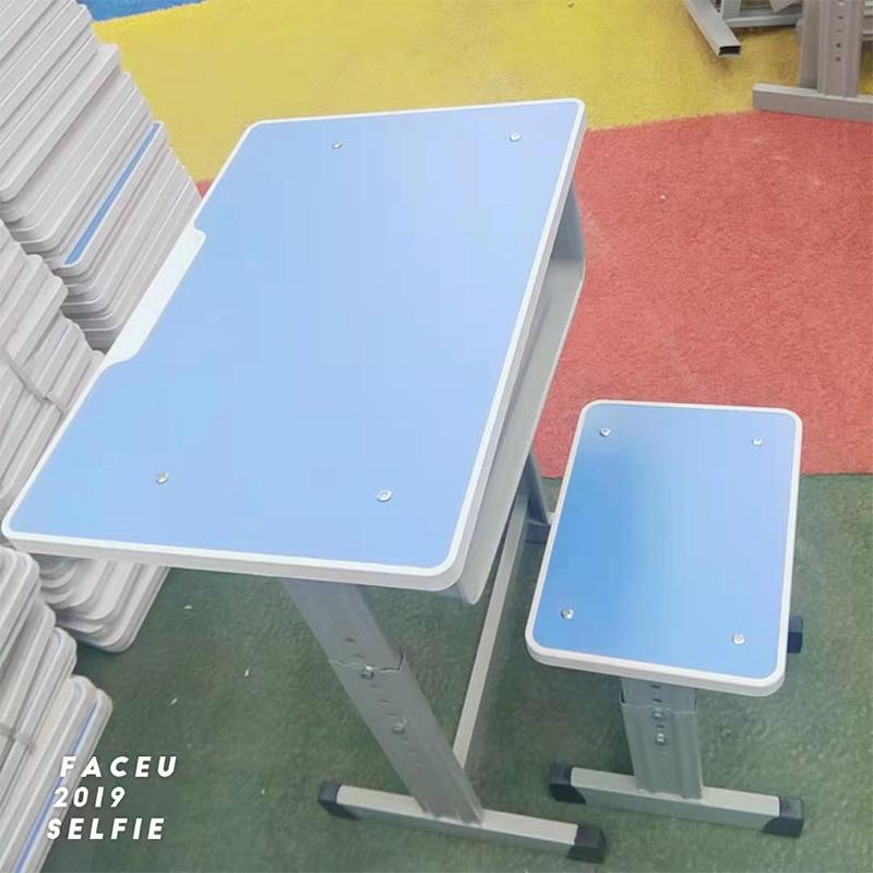 六人长方形课桌椅 教育机构课桌椅 欢迎咨询 启鸿