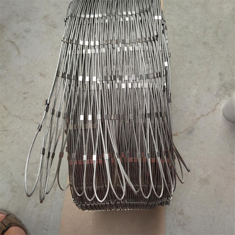 钢丝绳防坠落网 不锈钢防坠网 不锈钢丝绳防坠落网 骐骏厂家