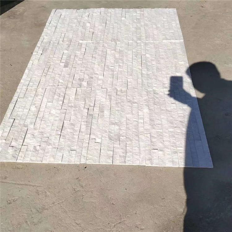 汀步石胶粘文化石 异形拼接砂岩 支持定制 青峰