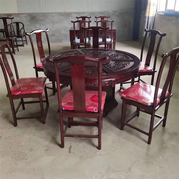 圆桌 方桌榆木椅子 餐椅餐桌批发