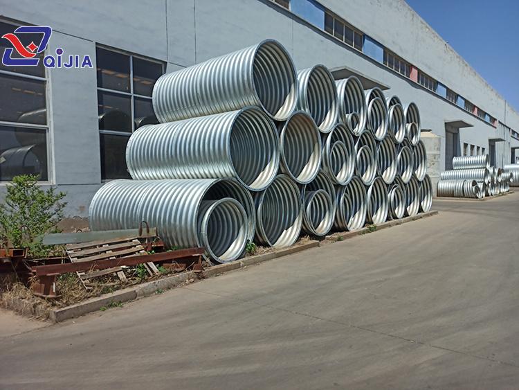 厂家供应装配式波纹涵板 Q235材质钢波纹管 钢制金属波纹涵管 