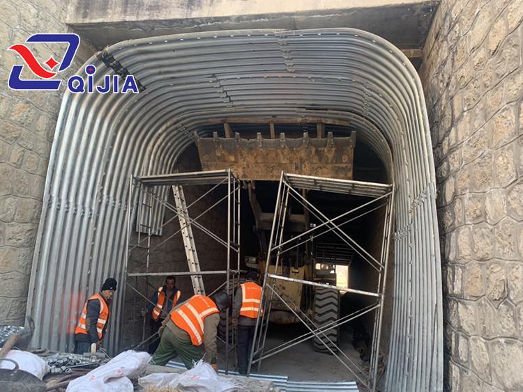 厂家供应装配式波纹涵板 拱形隧道排水用波纹管 拼装金属波纹管涵 