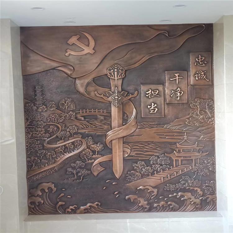 锻铜浮雕壁画 锻铜浮雕定做厂家 户外锻铜浮雕 景区锻铜浮雕