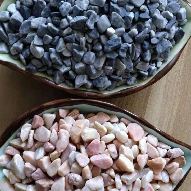 园林装饰造景专用 五彩砾石米 彩色小卵石 型号齐全