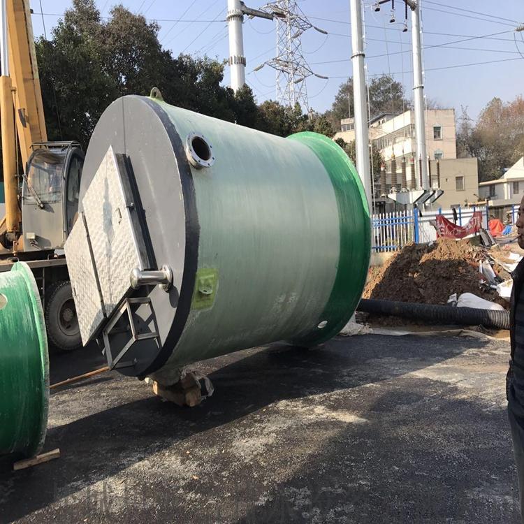 智能一体化预制泵站地埋式排水玻璃钢泵站 强谊盛源