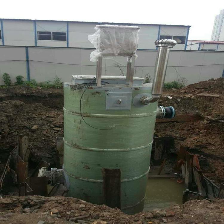 玻璃钢一体化智慧泵站 耐酸碱灌溉泵房 智能截流井 市政排涝