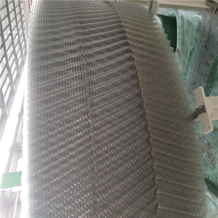 圆形逆流pvc冷却塔填料S型玻璃钢冷却塔收水器方形PP凉水塔填料