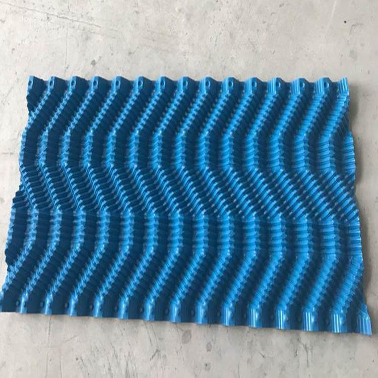 供应普通大点波填料 冷却塔PVC填料 再生透明S波填料