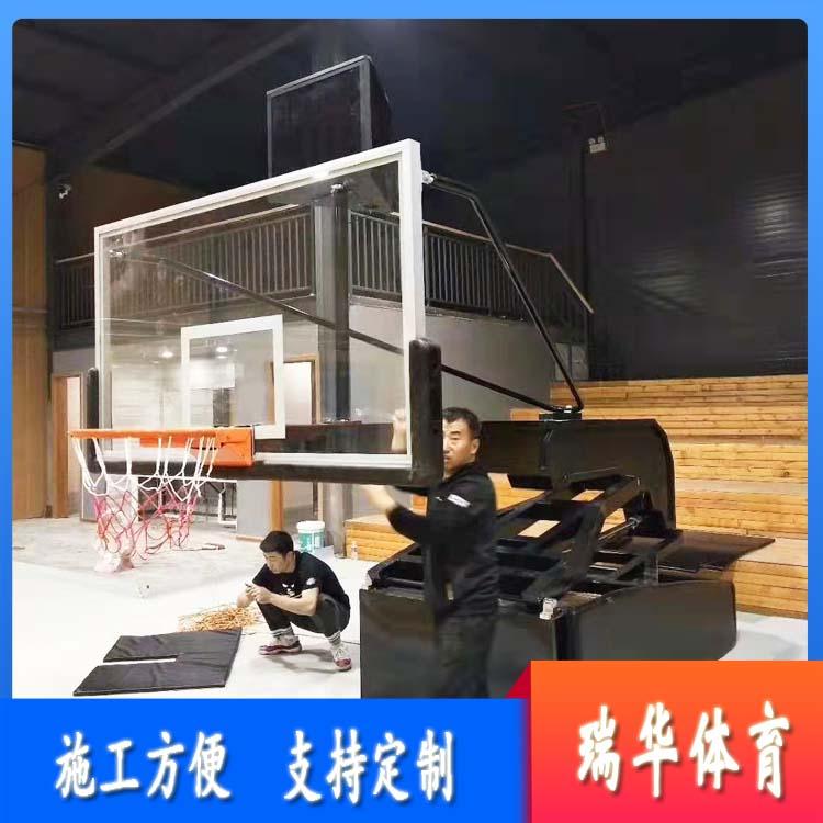 枪式液压篮球架 成人 户外室外标准框家用学校比赛训练广场