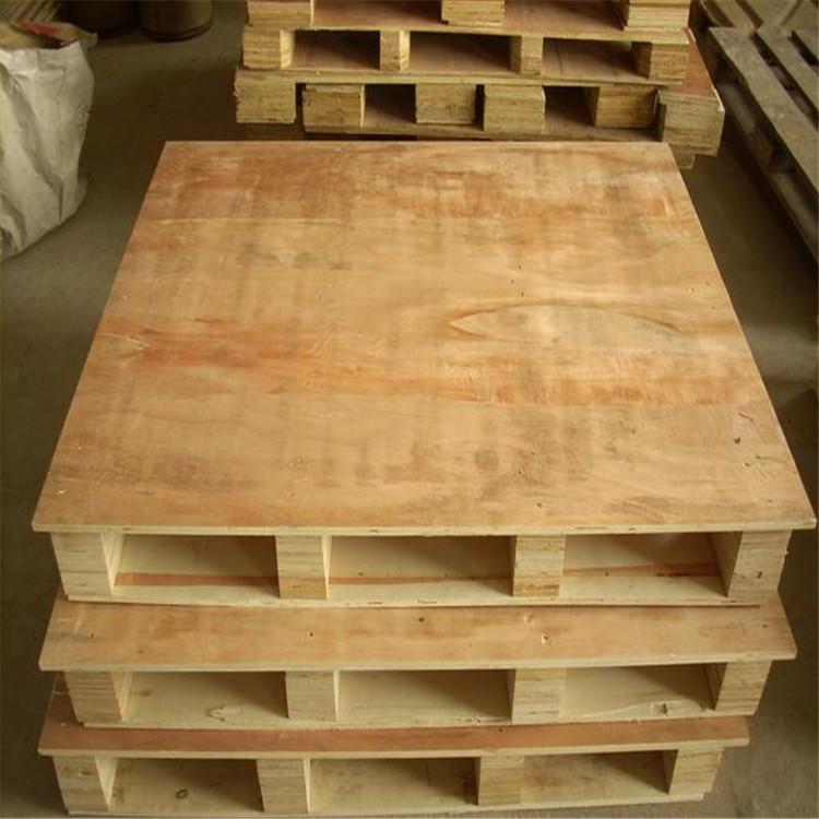 木头 川子型 叉车 二手托盘 物流周转二面叉托板