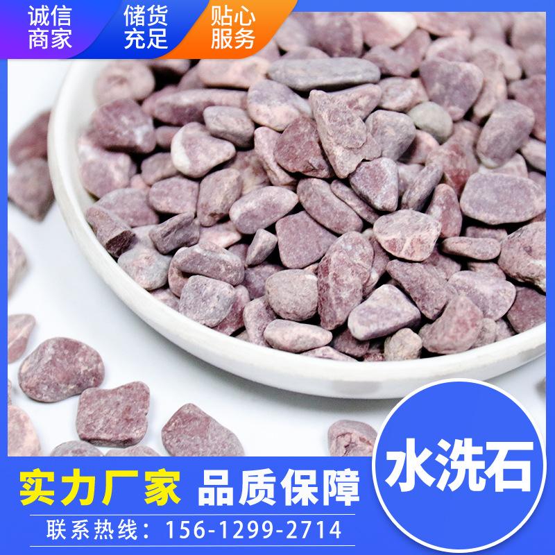 鱼缸装饰机制水洗石 水刷石 透水路面胶黏石 数目全