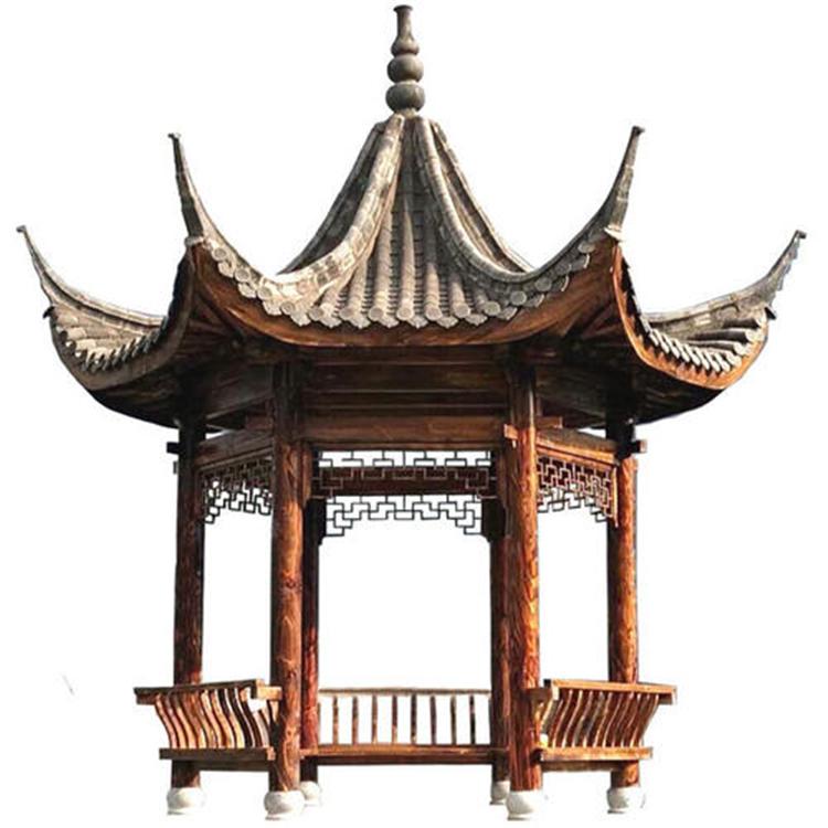 户外休闲凉亭 六角石雕亭子 中式古建凉亭厂家报价