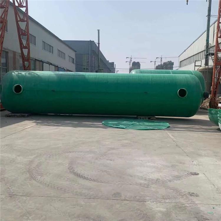 缠绕玻璃钢化粪池2/100立方定制小型罐大型污水处理储蓄设备厂家
