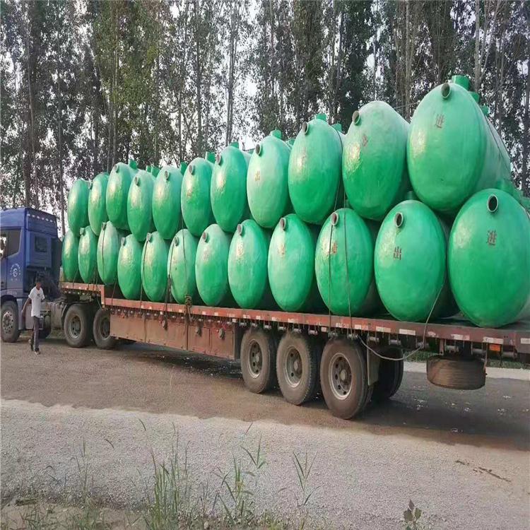 玻璃钢一体化污水处理设备 三格式玻璃钢隔油池 玻璃钢消防水池