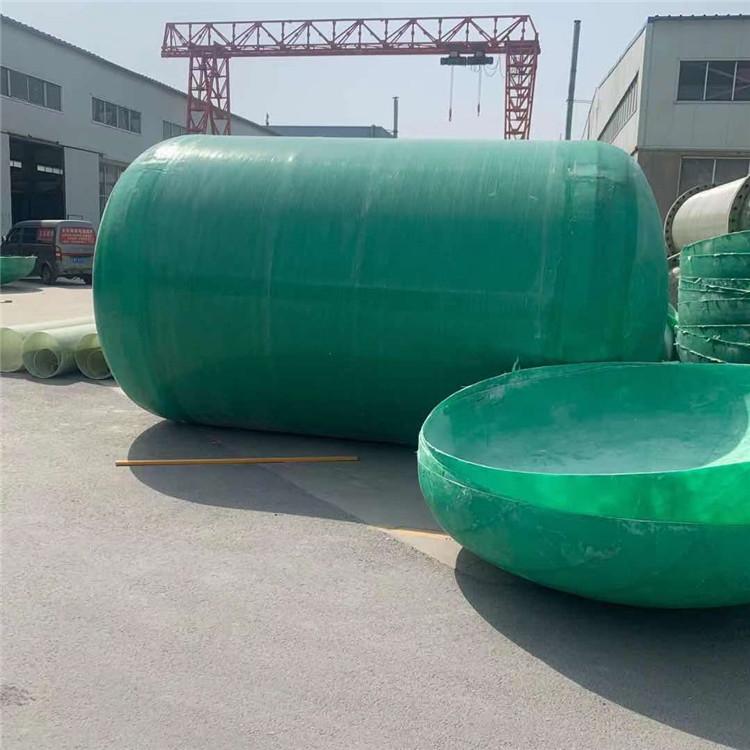 定制玻璃钢缠绕消防水罐玻璃钢家用化粪池 玻璃钢化粪池100立方